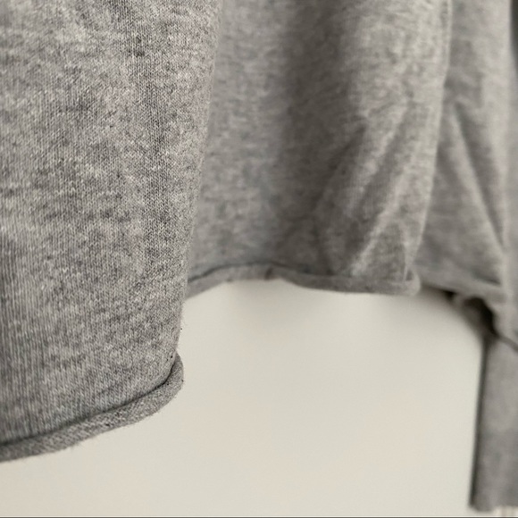 Knit-Crop Sweatshirt - Picture 6 of 7